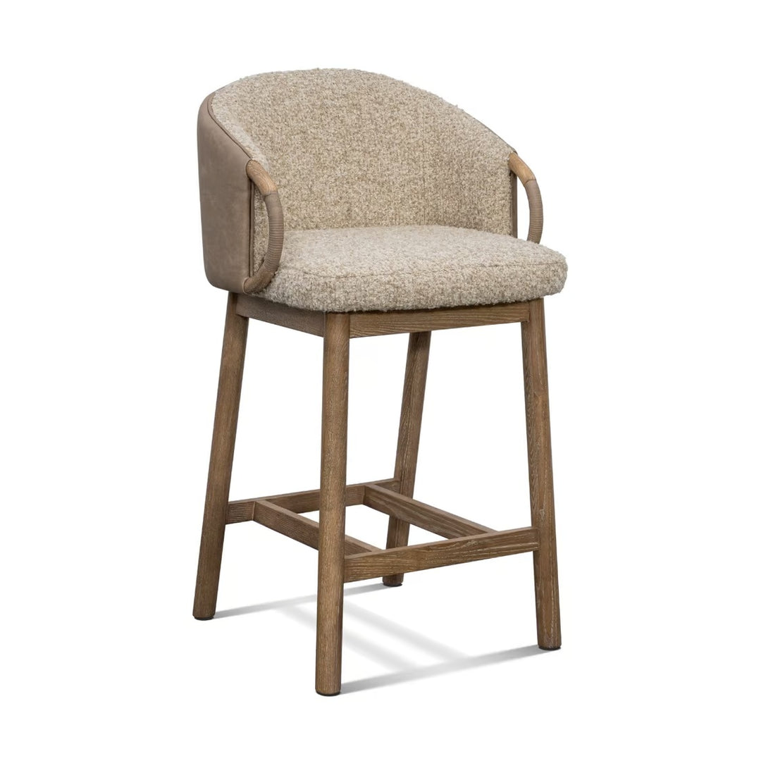 Archer Swivel Counter Stool - Autumn Brown / Finch / Distressed Taupe