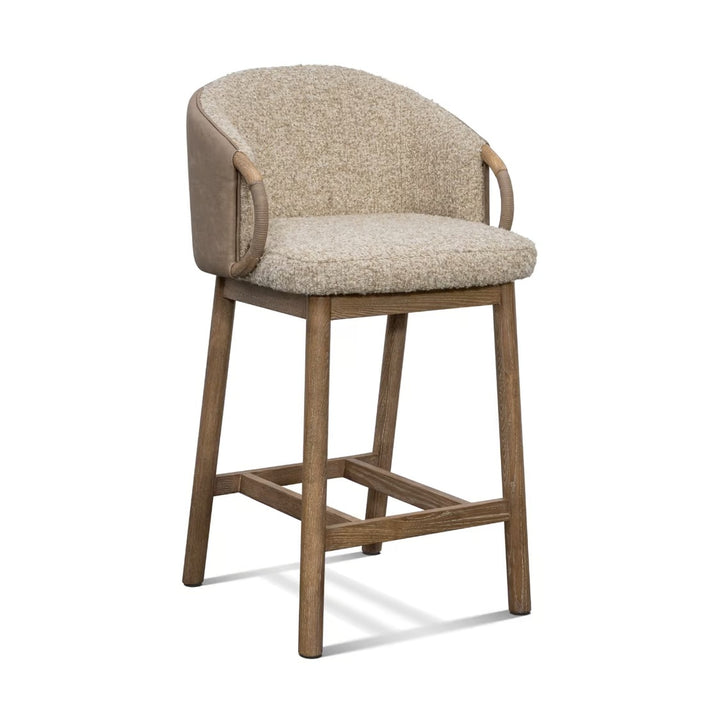 Archer Swivel Counter Stool - Autumn Brown / Finch / Distressed Taupe