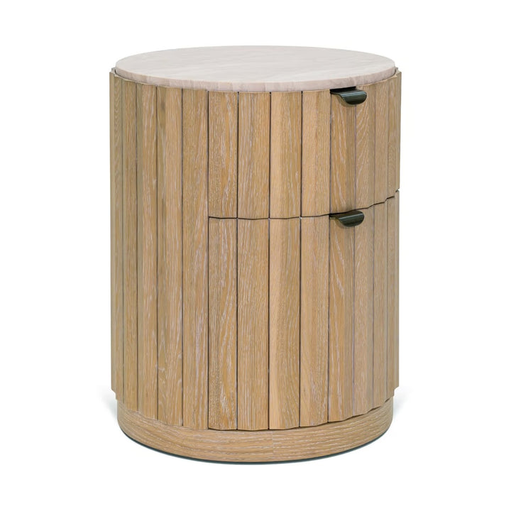 Montauk Bedside Table - Saddle