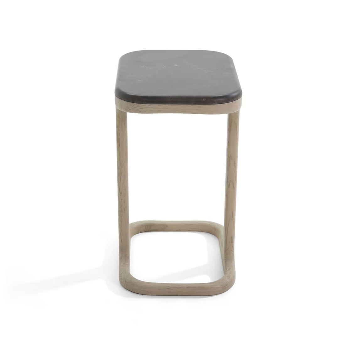 Franco Hugging Table - Washed Taupe - alternate view