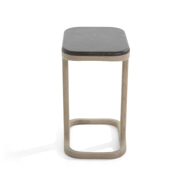 Franco Hugging Table - Washed Taupe - alternate view