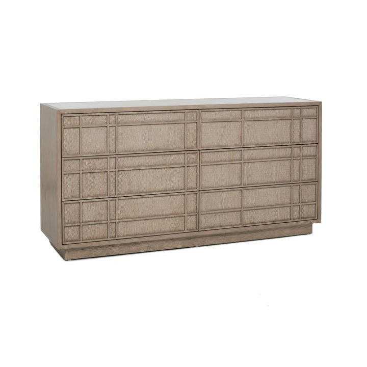 Ainsley 6 Drawer Chest - Washed Taupe