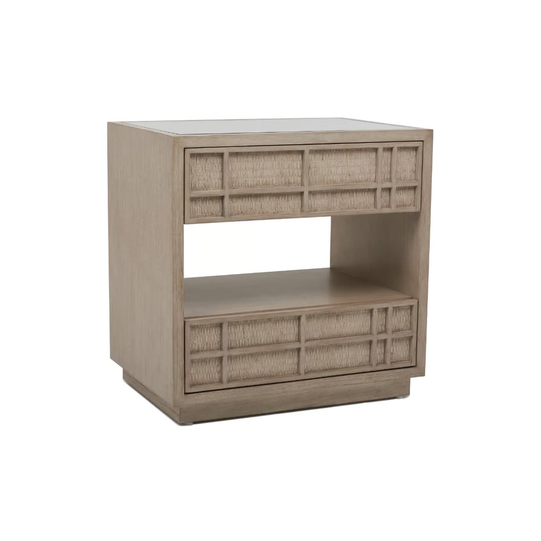 Ainsley Bedside Chest - Washed Taupe