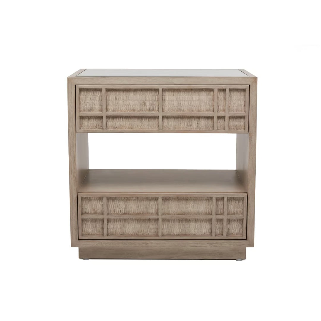 Ainsley Bedside Chest - Washed Taupe - alternate view