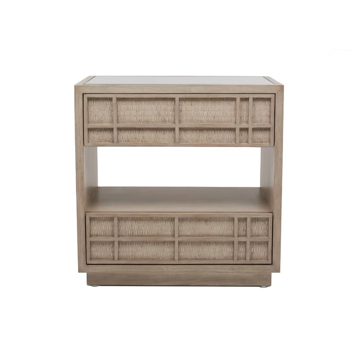 Ainsley Bedside Chest - Washed Taupe - alternate view