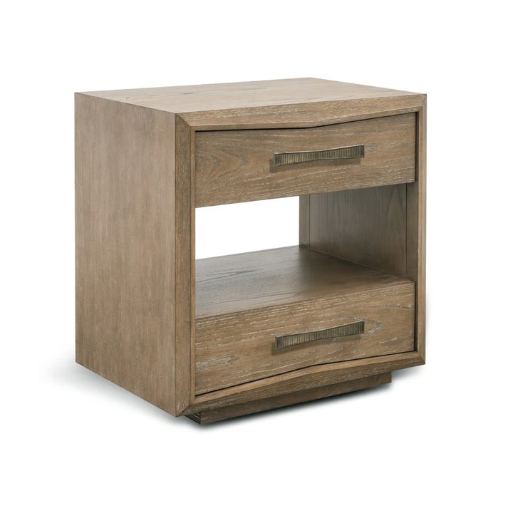 Claude 2 Drawer Bedside Chest - Autumn Brown