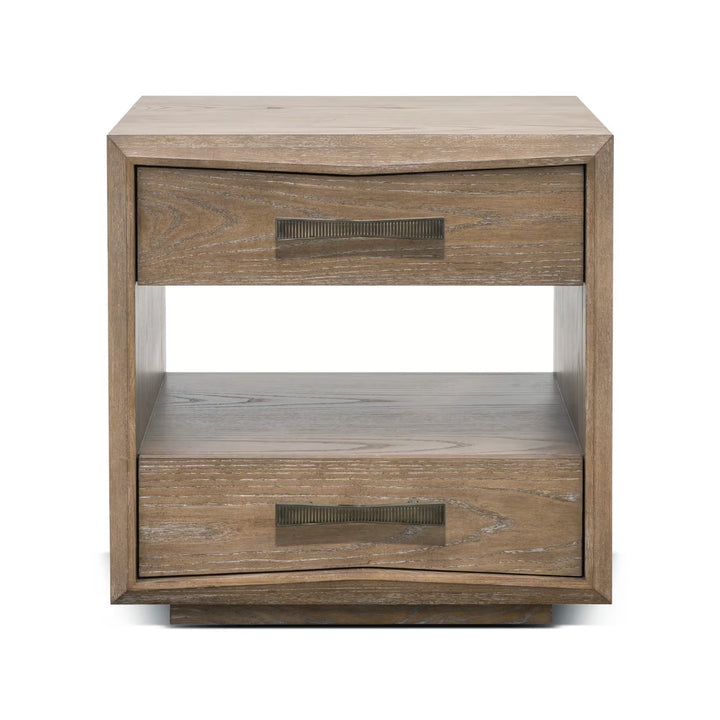 Claude 2 Drawer Bedside Chest - Autumn Brown - alternate view