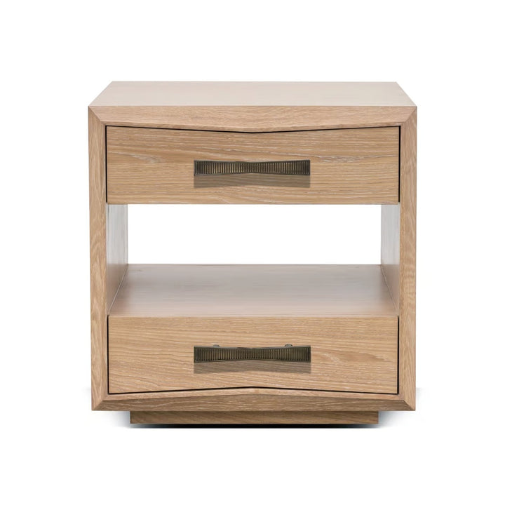Claude 2 Drawer Bedside Chest - Saddle - alternate view