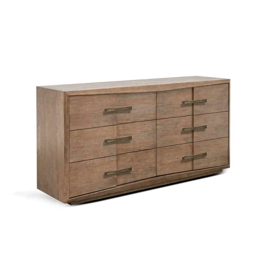 Claude 6 Drawer Dresser - Autumn Brown