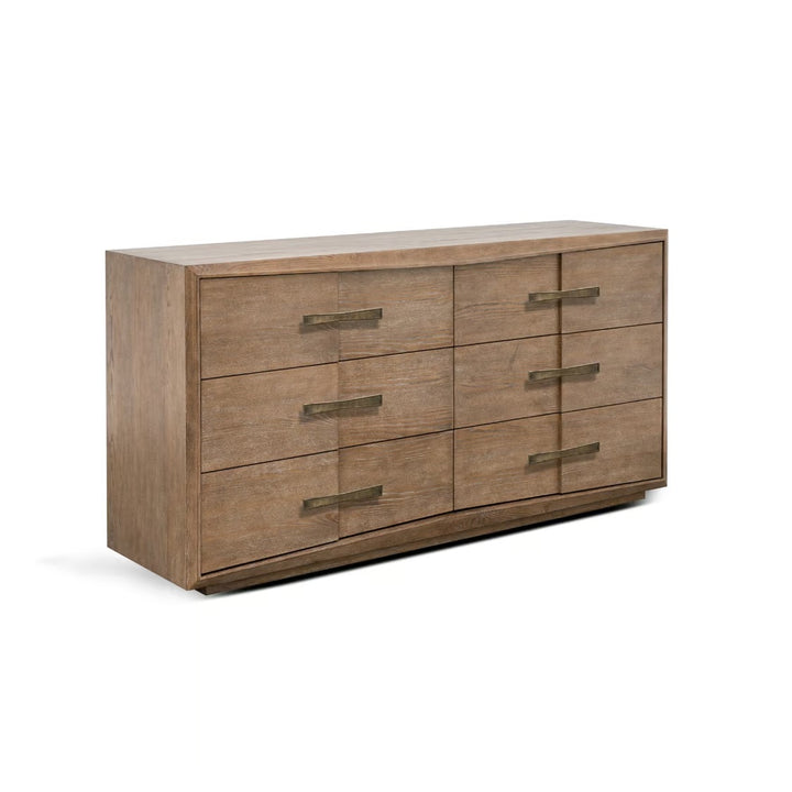 Claude 6 Drawer Dresser - Autumn Brown