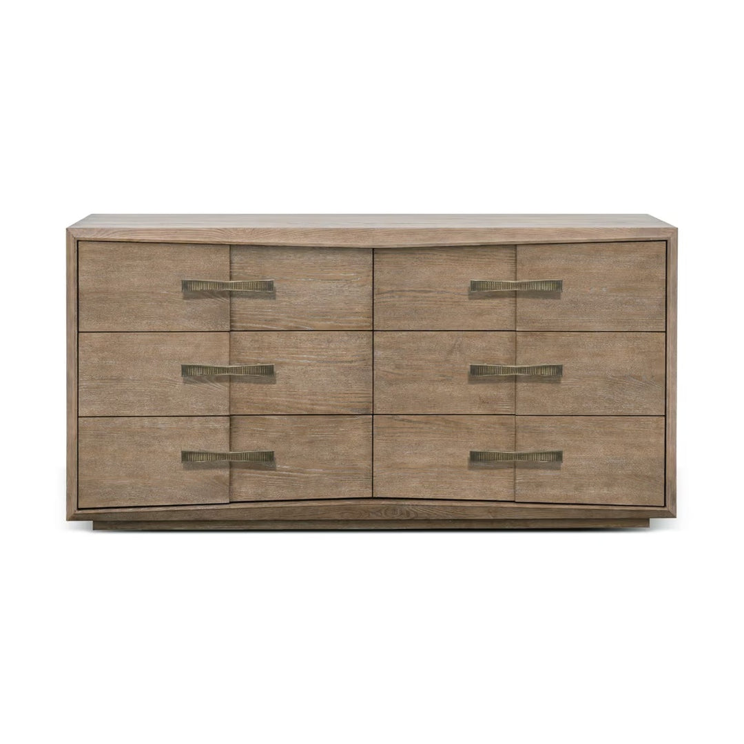 Claude 6 Drawer Dresser - Autumn Brown - alternate view