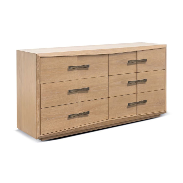Claude 6 Drawer Dresser - Saddle