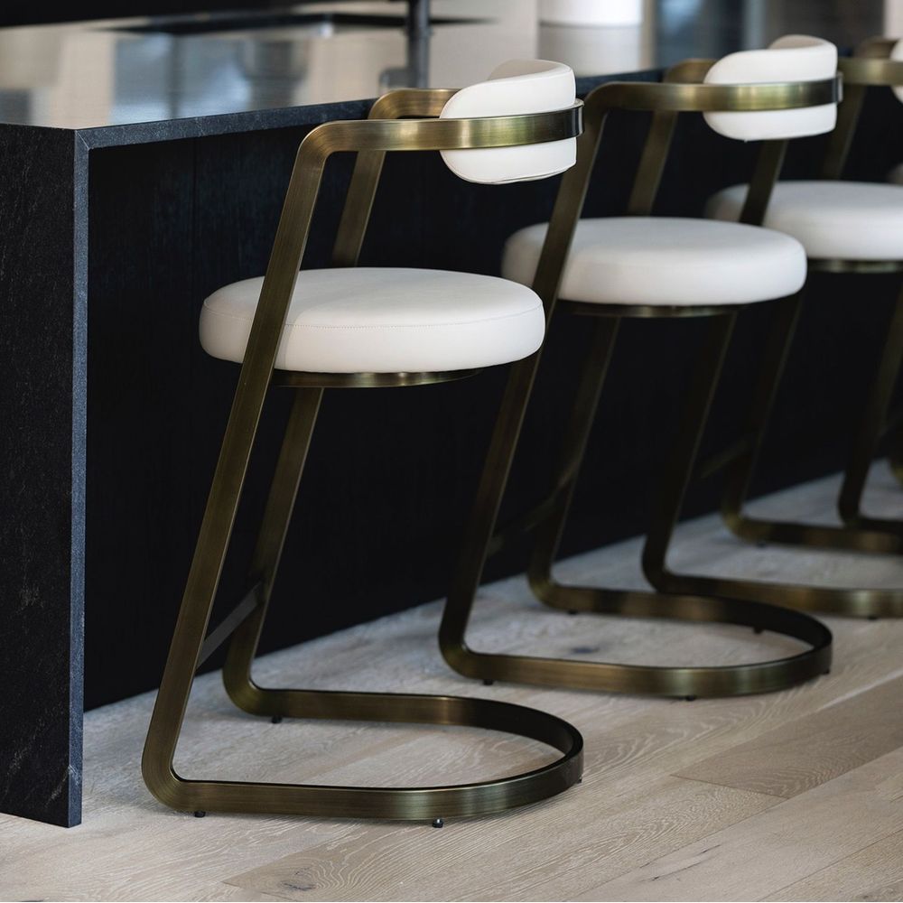 Bar & Counter Stools Baldwin Counter Stool - Cream Latte