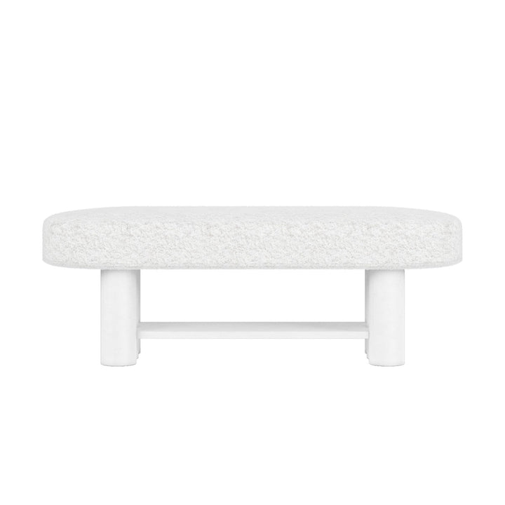 Garrison Bed Bench - White