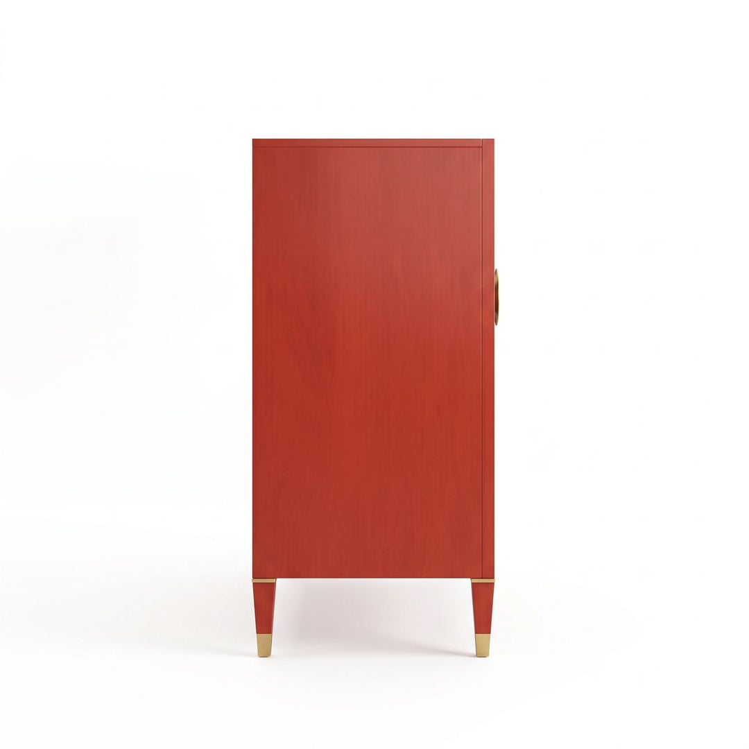 Boulevard Accent Chest — Red