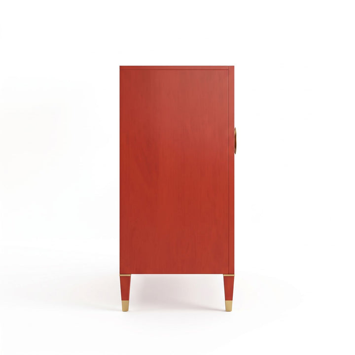 Boulevard Accent Chest — Red