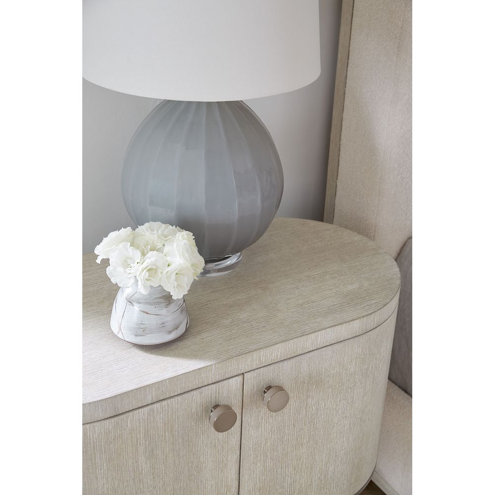 Nightstands Modern Mood Oval Nightstand - Light Wood