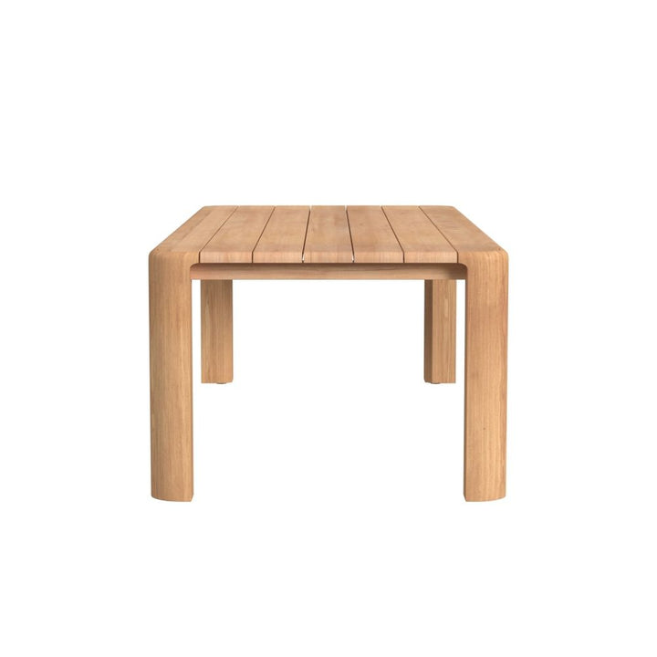 Outdoor Dining Tables Natural Teak 96" Dining Table