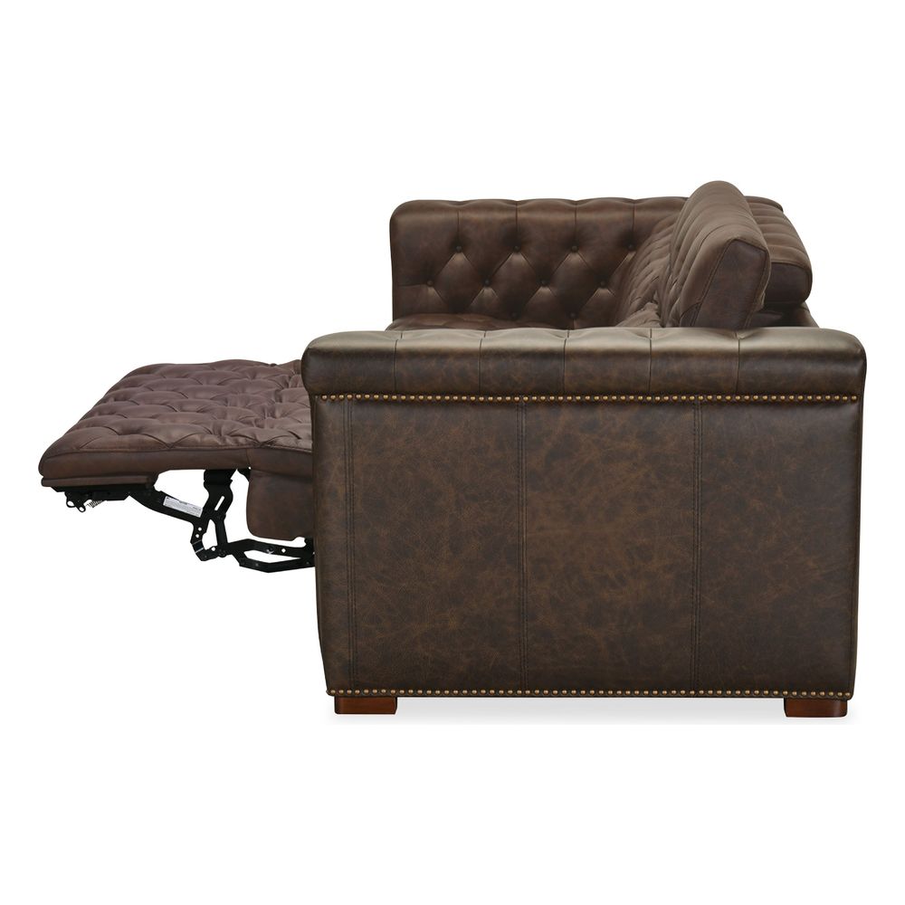 Sofas: Recliners Apollo Deux Power Recliner and Power Headrests - Saddlewood Brown