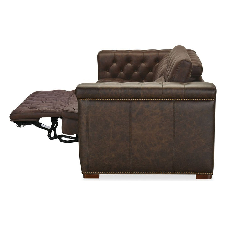 Sofas: Recliners Apollo Deux Power Recliner and Power Headrests - Saddlewood Brown