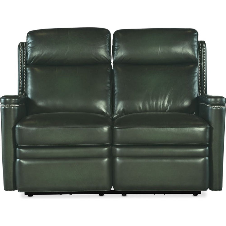 Sofas: Recliners Hamilton Power Loveseat with Power Headrest - Green