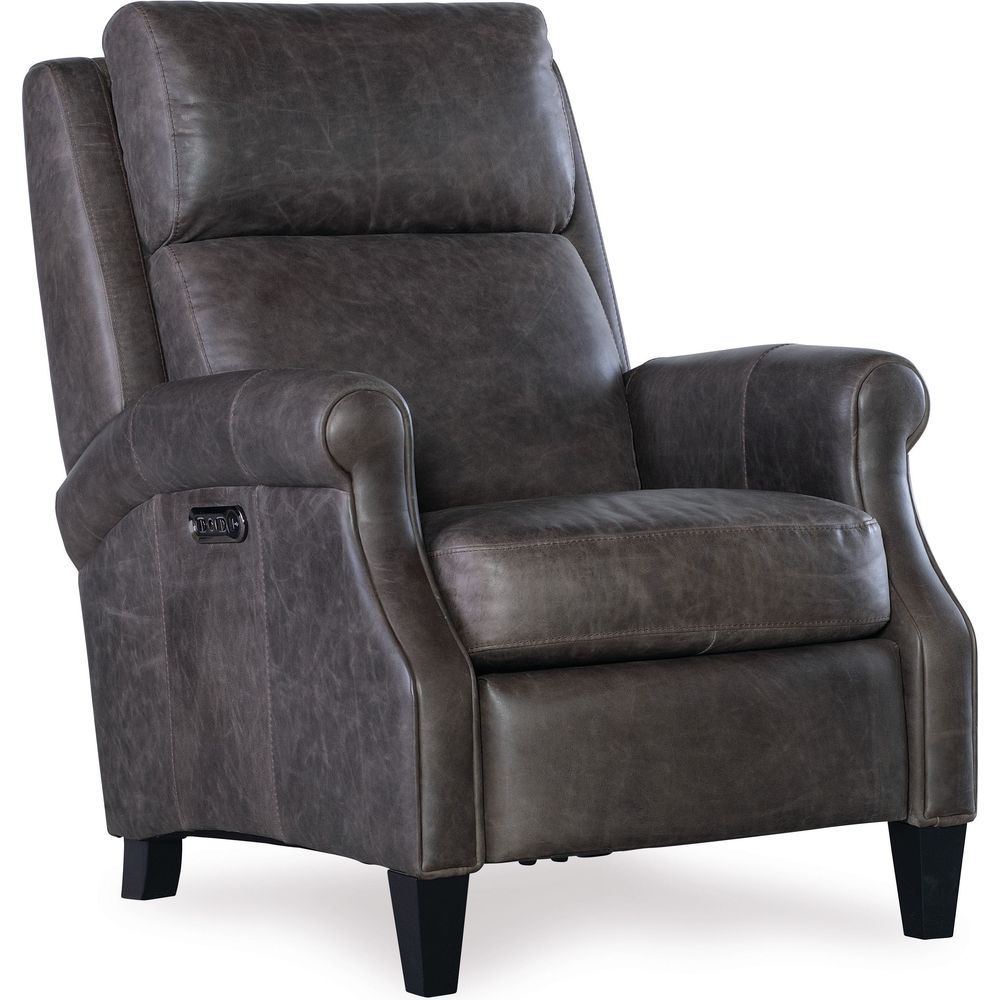 Lounge Chairs: Recliners Hurley Power Recliner with Power Headrest - Grey