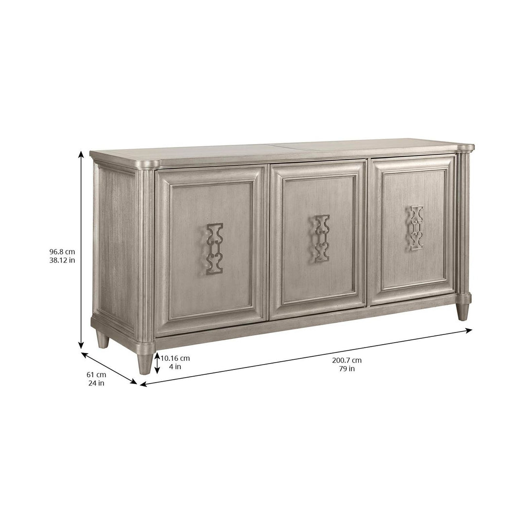 Morrissey Eccles Credenza - Bezel - Silver