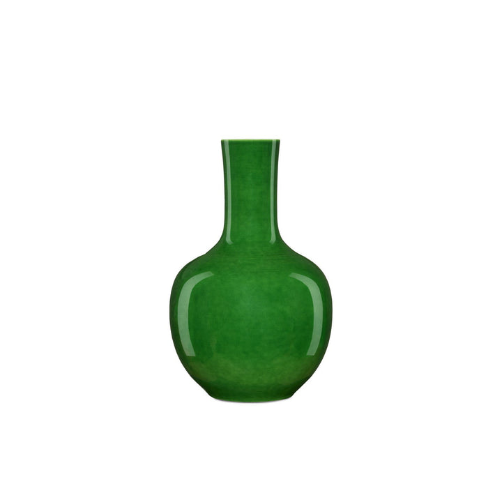 Imperial Green Long Neck Vase