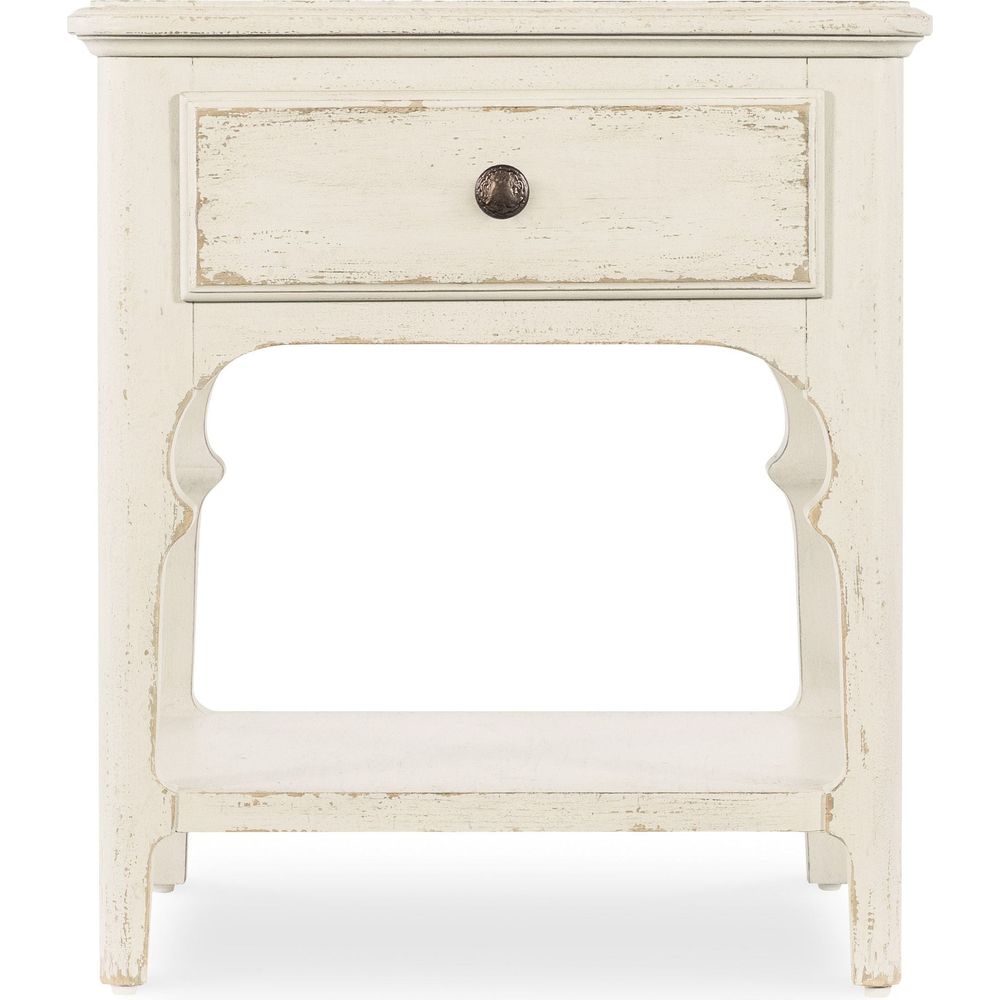 Side Tables Americana End Table - Whites/Creams/Beiges