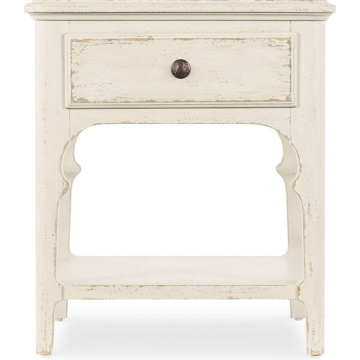 Side Tables Americana End Table - Whites/Creams/Beiges