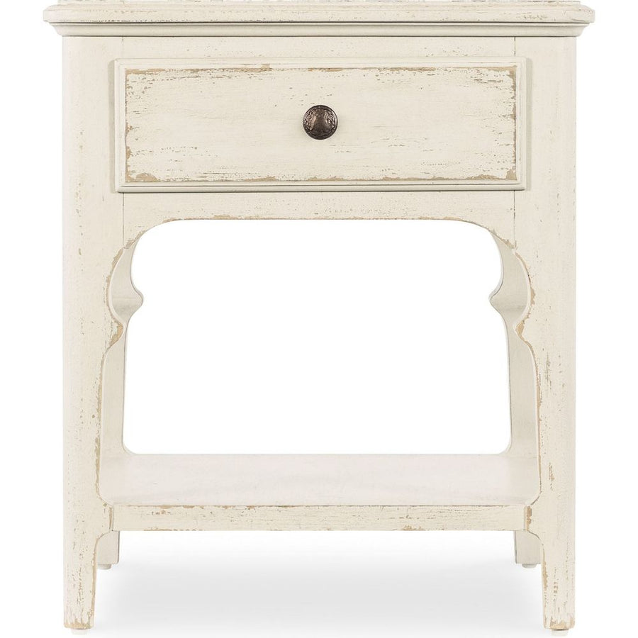 Side Tables Americana End Table - Whites/Creams/Beiges