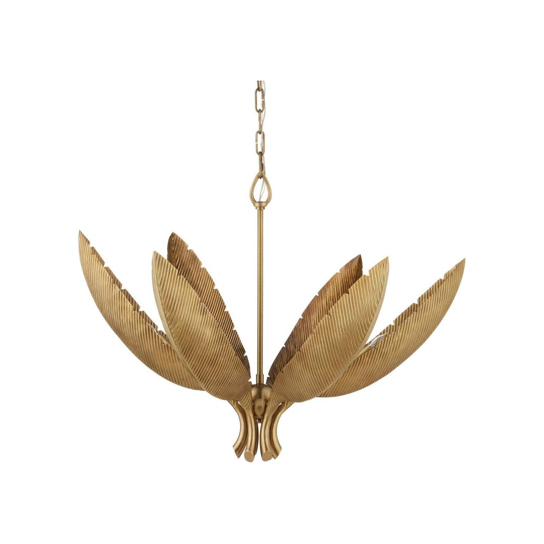 Bird of Paradise Brass Chandelier