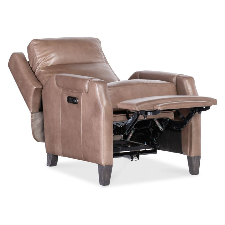 Lounge Chairs: Recliners Bennett Power Recliner w/Power Headrest - Brown