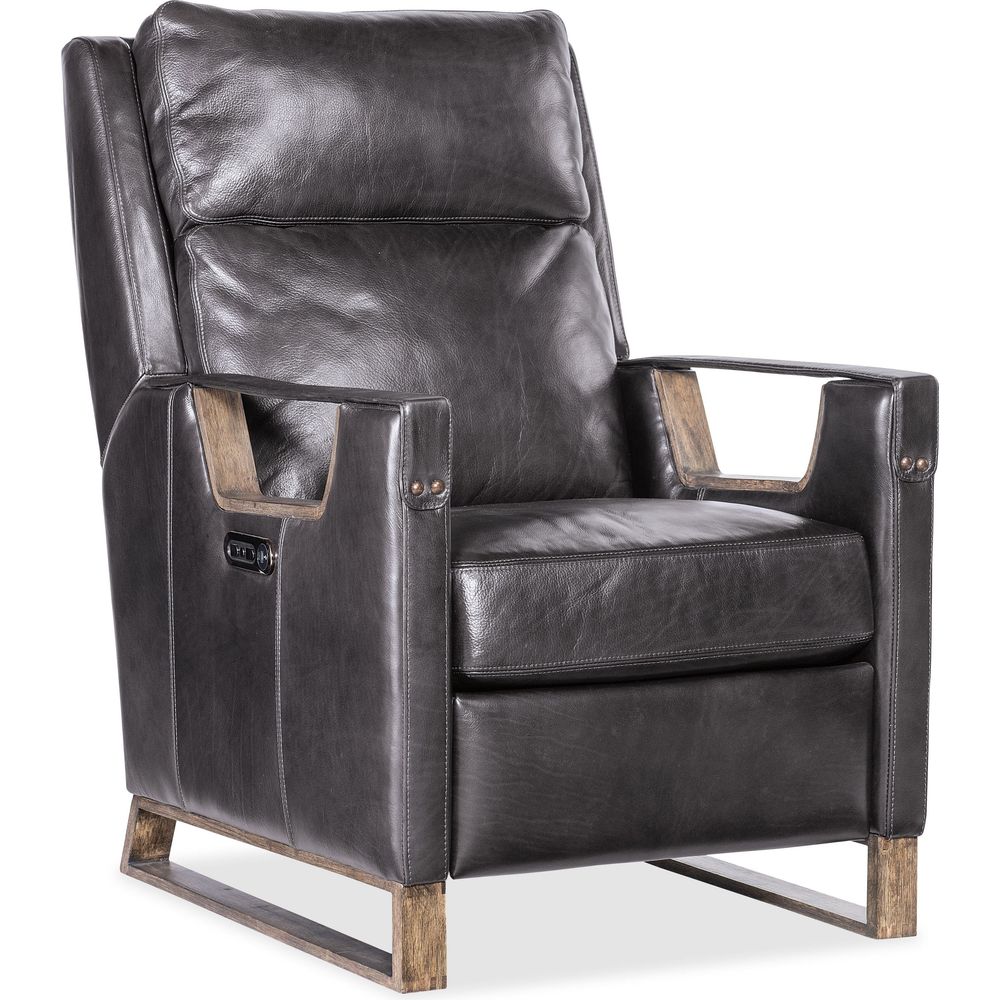 Lounge Chairs: Recliners Relic Power Recliner w/Power Headrest - Black