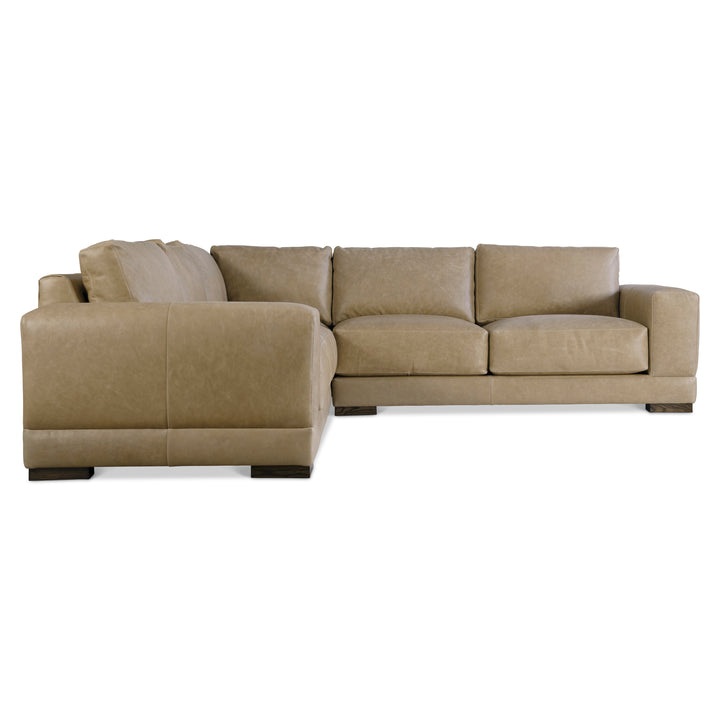 Lars Leather 3-Piece Sectional