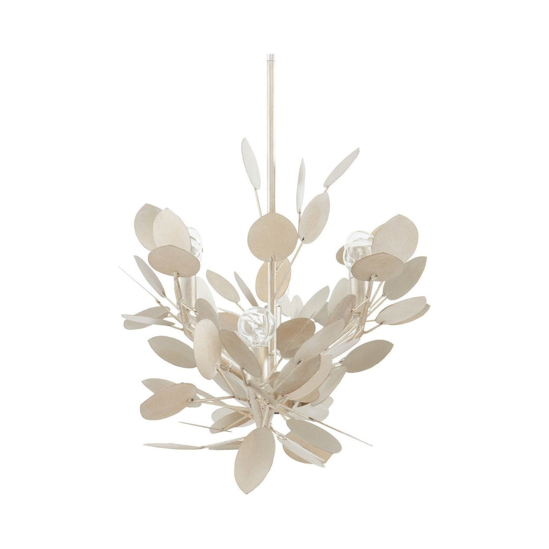 Lunaria Silver Oval Chandelier