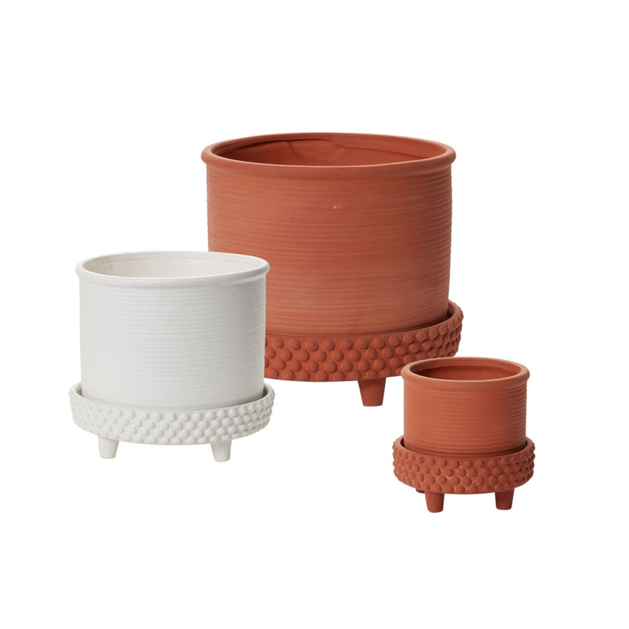 Jane Footed Pot-Accent Decor-ACCENT-55485-Decorative ObjectsSmall-1-France and Son