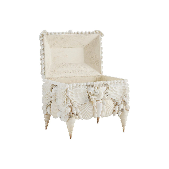 Boardwalk White Shell Jewelry Box