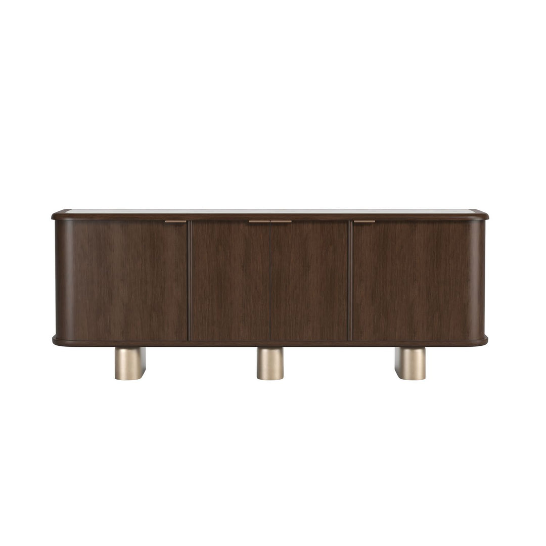 Verge Credenza — Handcrafted Walnut