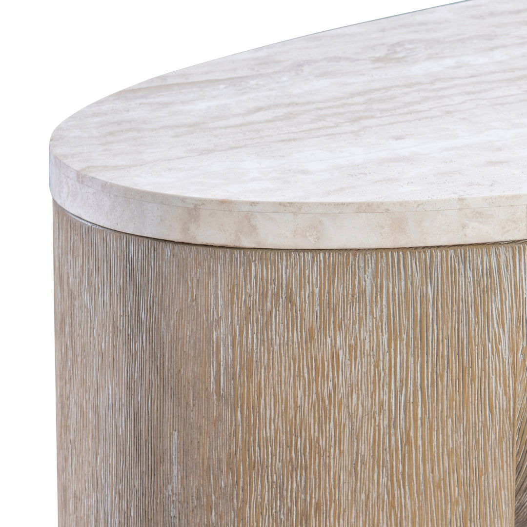 Loggia Oval Console Table
