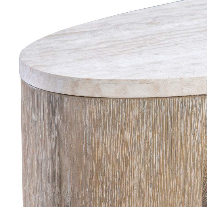 Loggia Oval Console Table