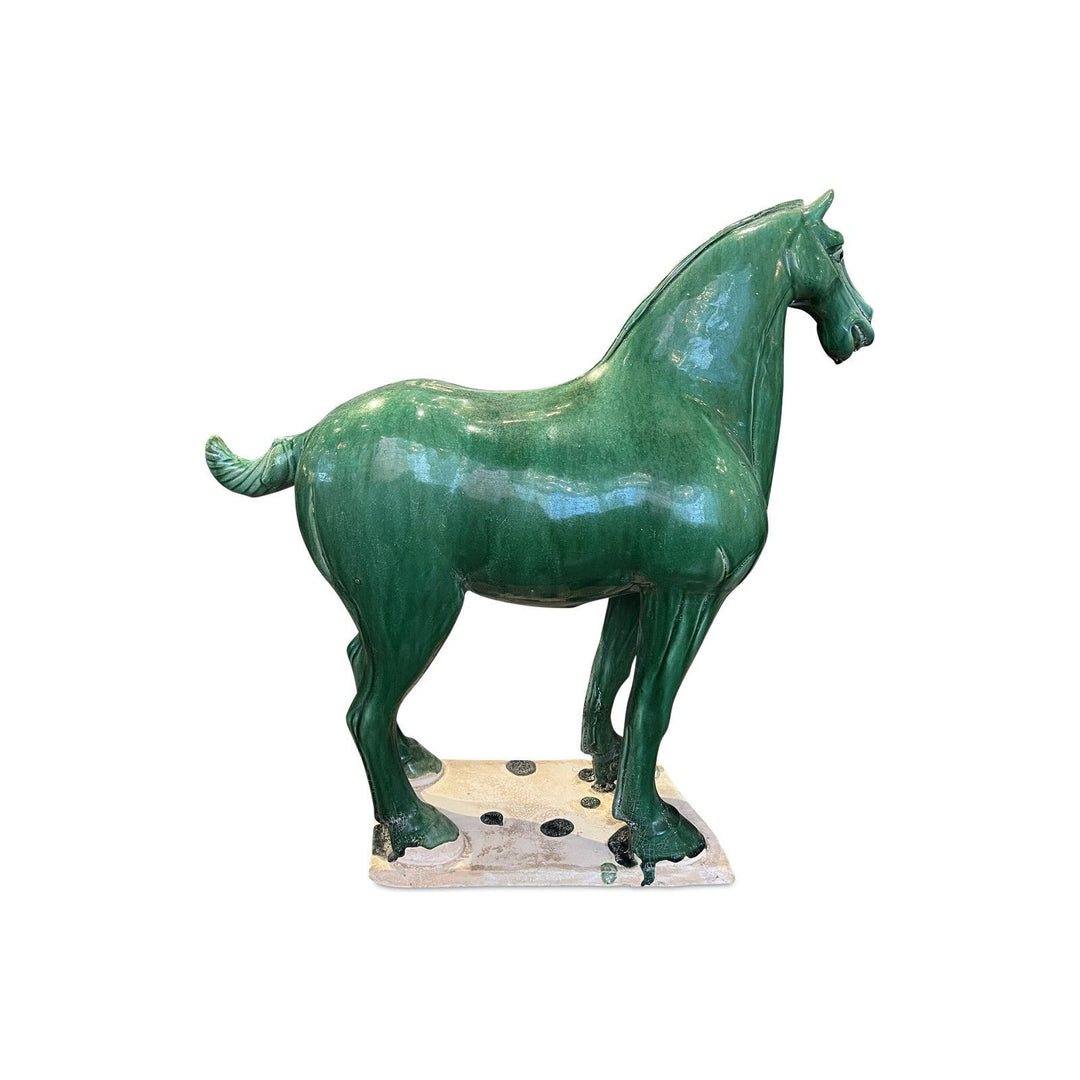 Tang Dynasty Large Green Horse