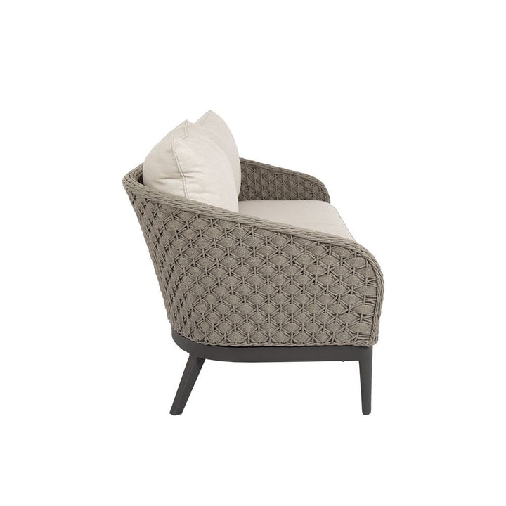 Outdoor Sofas and Sectionals Marbella Sofa in Echo Ash w/ Self Welt