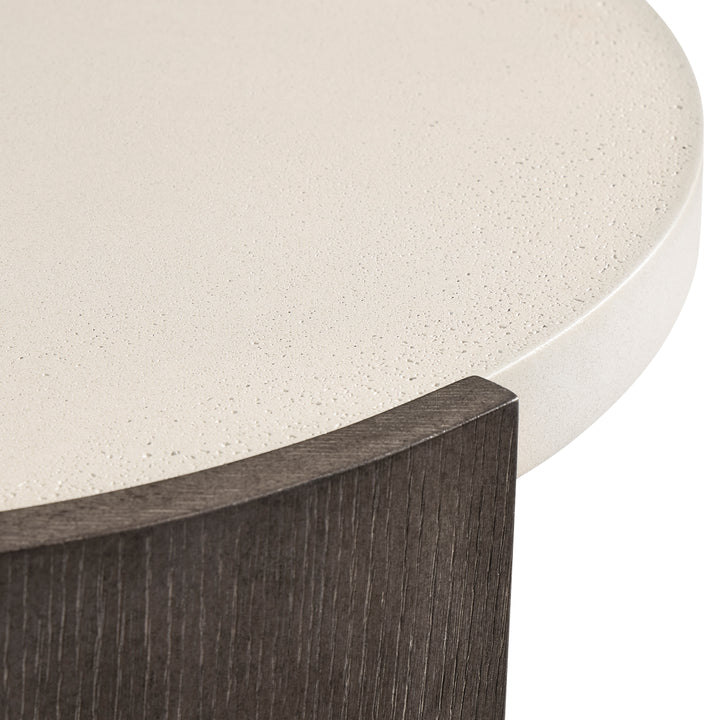 Prado Side Table in Porcini Finish