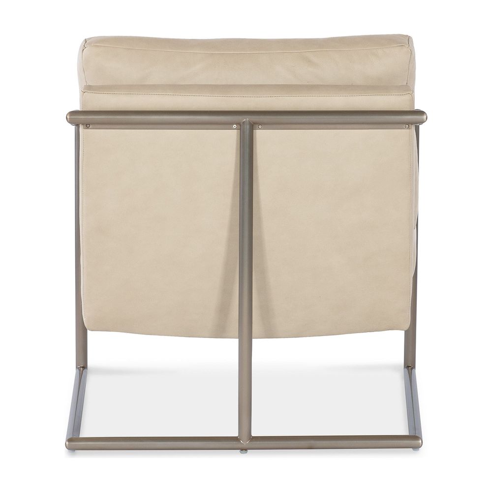 Lounge Chairs Echo Metal Leather Chair - Beige