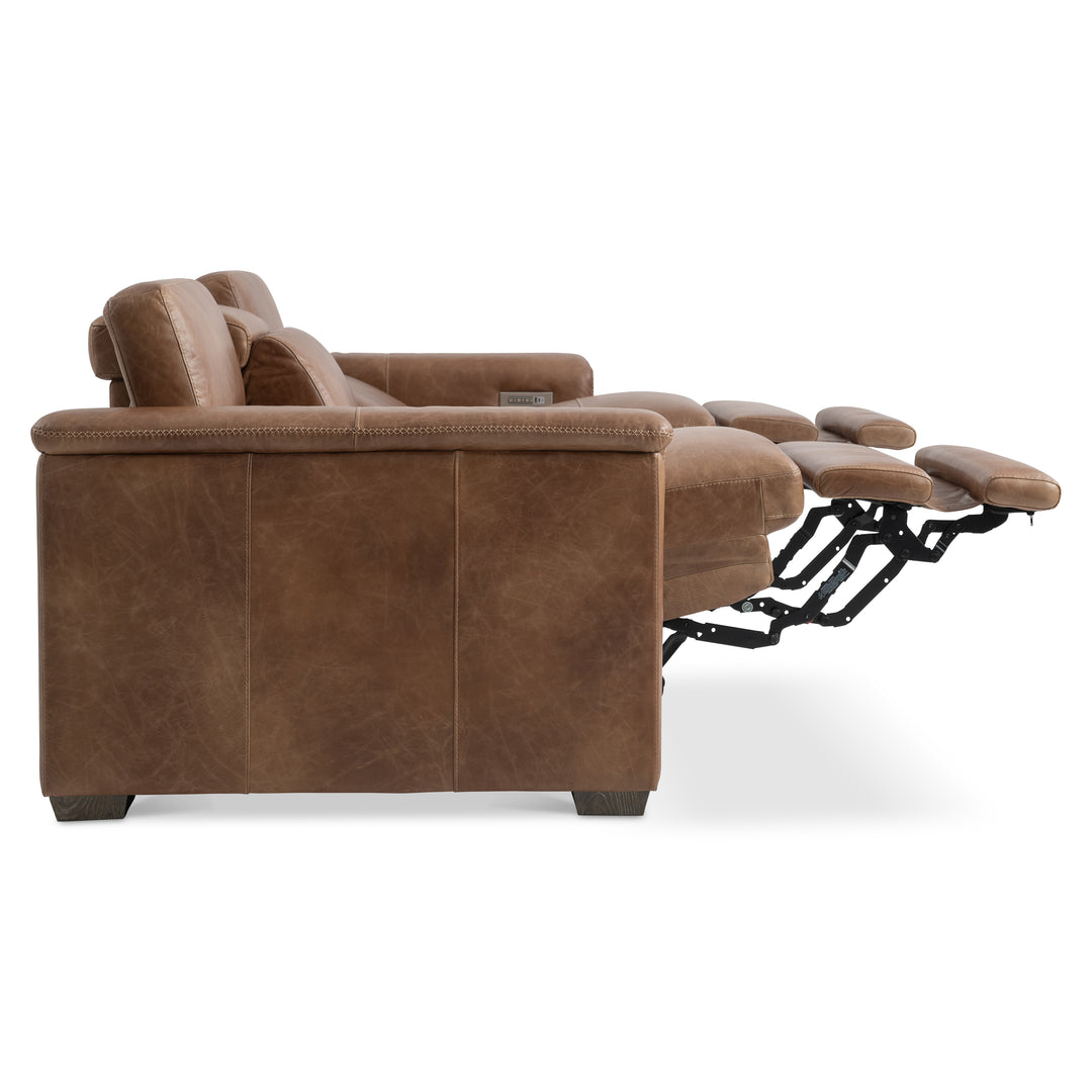 Lioni Leather Power Motion Sofa Recliner