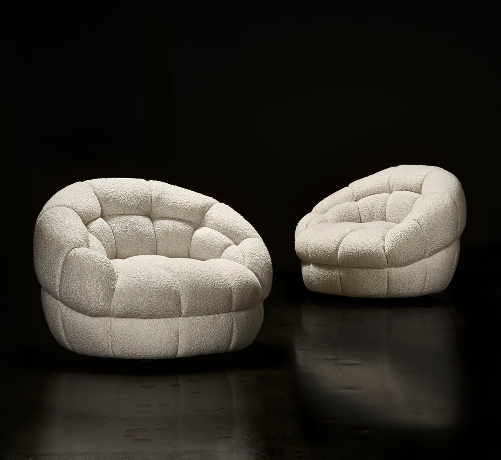 Coco Fabric Swivel Chair