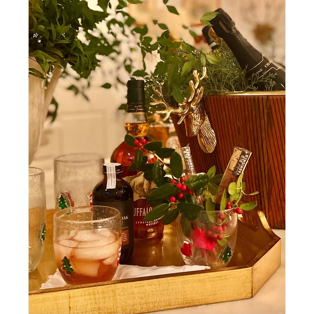 Jingle Bubble-Glass Highball, Set of 4