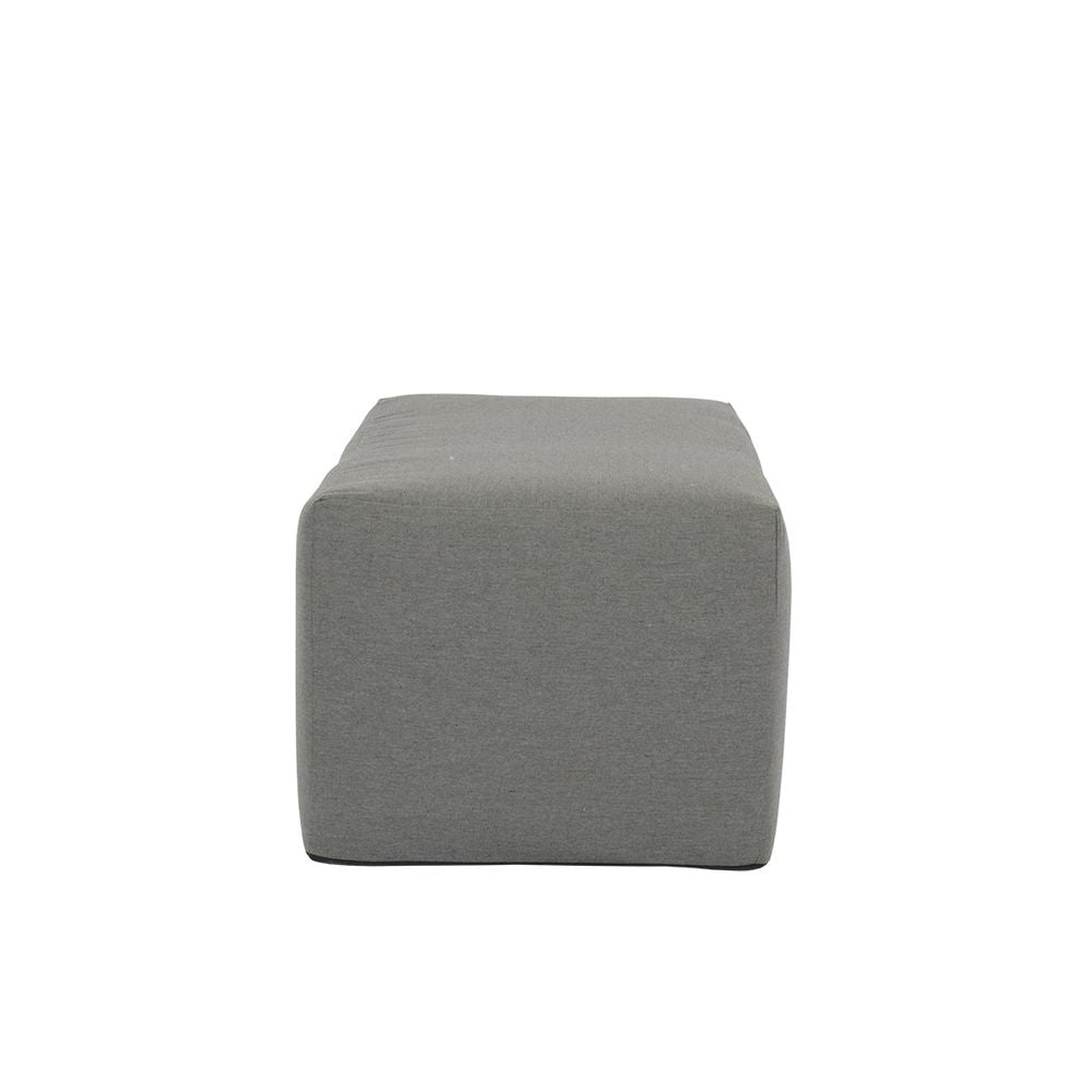 Outdoor Ottomans 24" x 48" Rectangle Coffee Table/Ottoman in Heritage Granite