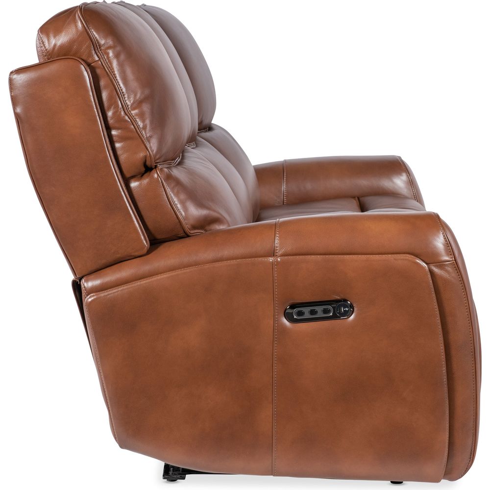Crosby Zero Gravity Power Sofa with Power Headrest and Lumbar - Brown